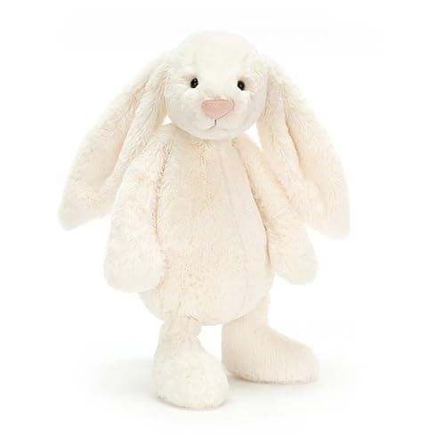 Jellycat Bashful Cream Bunny Stuffed Animal, Large 14 inches - Rabbit and Bunny Plush Toy - Classic Children's Gift thumbnail 5
