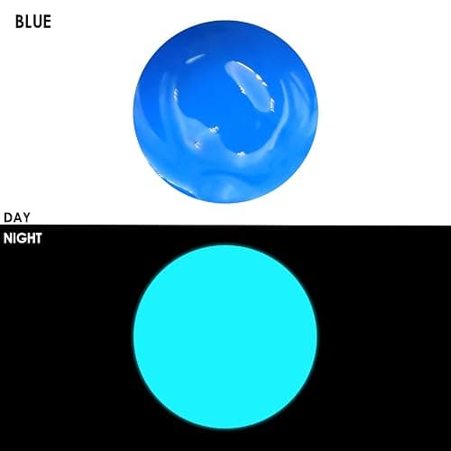 Artecho Fluorescent Blue Acrylic Paint 120ml /4.05oz Tube | Semi Glossy Finish, High Pigment Rich Color Craft Paint for Canvas, Fabric, Non-Toxic thumbnail 2
