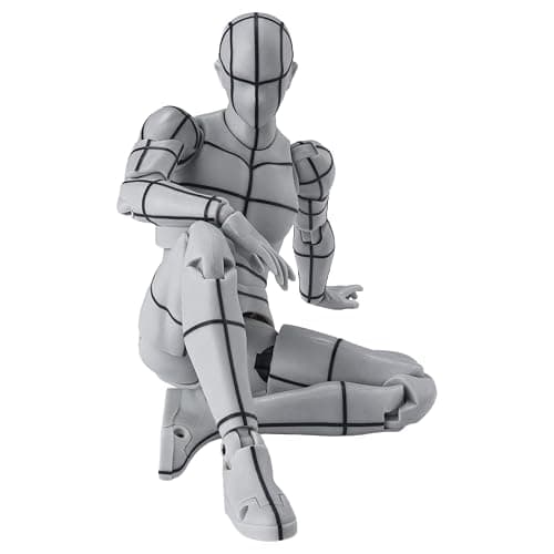 Kosik SHF Figuarts Body Kun -Wireframe- Sports Edition Figure (Gray Color Ver.) (Wireframe) thumbnail 4