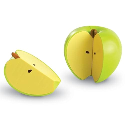 Learning Resources Magnetic Apple Fractions, Montessori Toys, Math Games, Play Food for Kids, Set of 10, Ages 5+ thumbnail 7