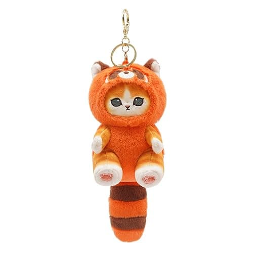 QHUACIZJL Cute cat keychain 5" plush backpack accessories bag pendant cute keychain gift - Image 1