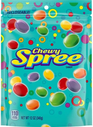 Wonka Spree Original Hard Candy, Resealable Bag, 12 Ounce Bag Full Size (Pack of 2) thumbnail 4
