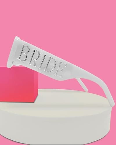 Fibye Bride Sunglasses, Bachelorette Sunglasses for Bride, Bridal Shower Accessory, Bachelorette Sunnies thumbnail 2