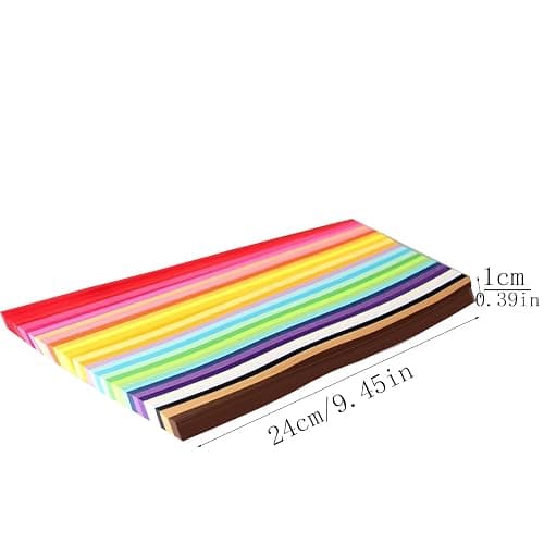 Star Origami Paper, DIY origami paper star strips(27-Color 1030 sheets) thumbnail 2