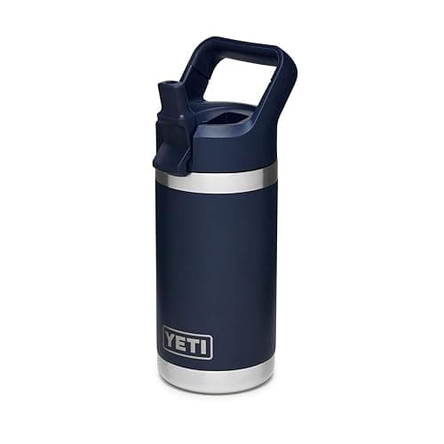 YETI Rambler Jr. 12 oz Kids Bottle, with Straw Cap - Navy