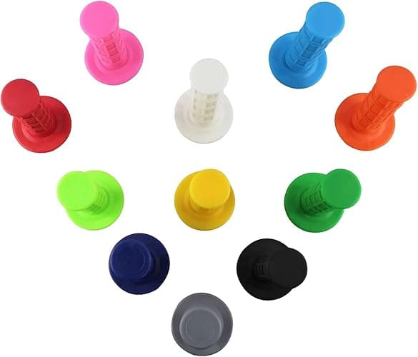 New Olym 7/8'' 22mm Universal Motorcycle Grips Hand Grips for CRF YFZ RMZ KXF Motorcycle 50cc 125cc 110cc Dirt Pit Bike 1Pair thumbnail 3