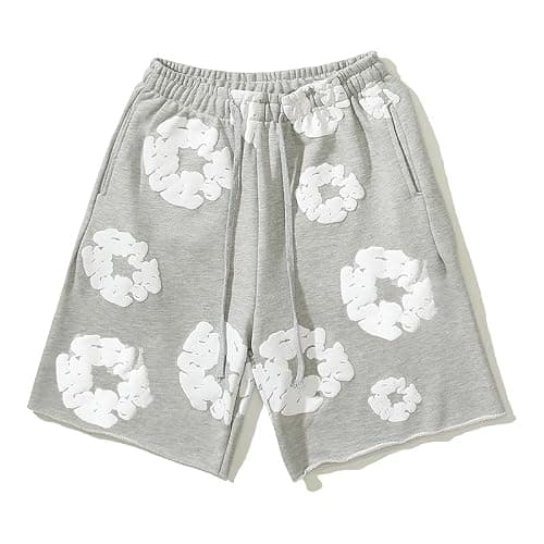 Sudiup Y2K Men's Shorts Women's Foam Sports Shorts Hip hop Pants thumbnail 2