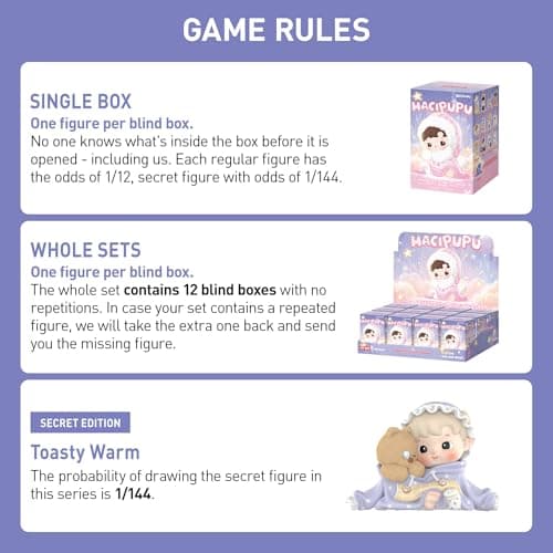 POP MART HACIPUPU Whispers of My World Series Blind Box Figures, Collectible Toys Home Decorations, Holiday Birthday Gifts for Girls and Boys, Single Box thumbnail 2