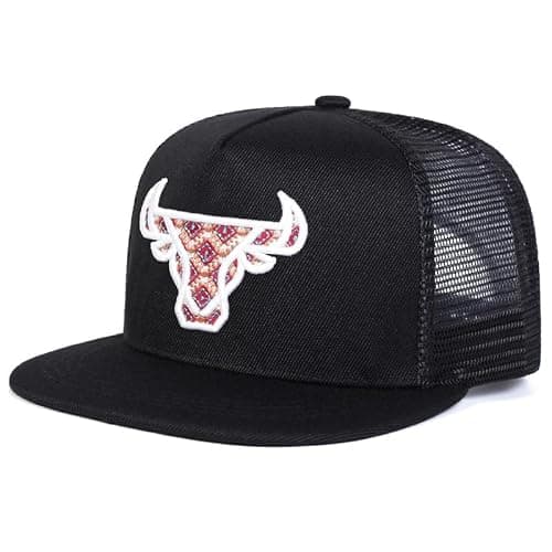 Unisex Ox Head Embroidery Hip-hop Baseball Cap Golf Dad Hat Adjustable Classic Sun Trucker Caps Outdoor Travel thumbnail 5