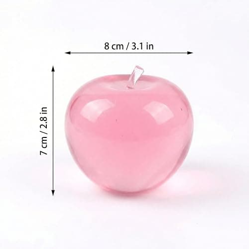 Squishy Pomme,Jouet Anti-Stress Pomme Verte,Pomme Écrasante Anti-Stress en Gel,Squishy Transparent,Soulagement du Stress,Fidget Toy pour Soulager l‘Anxiété et Le Stress pour Enfants et Adultes (Rose) thumbnail 3