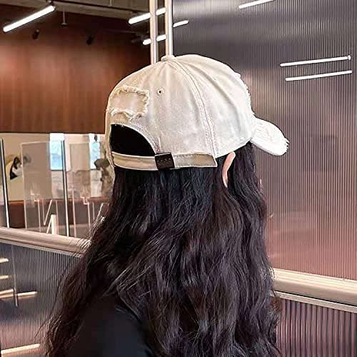Quanhaigou 2 Pack Unisex Baseball Cap,Dad Golf Hats,Adjustable Polo Hat for Men Women - Black + Beige thumbnail 8