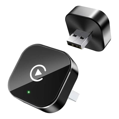 Yizro Wireless CarPlay Adapter for Apple iPhone ＆Android Small Size, (New Update) Plug and Play, Fast and Stable Connection Wireless Adapter for CarPlay＆Android - Image 1