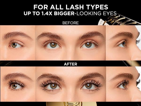 L'Oreal Paris Volumising Mascara, For Intense Volume and a Fanned Out Effect, 1.4x Bigger Looking Eyes, Clump-free Formula, Suitable for Sensitive Eyes, Volume Million Lashes Panorama thumbnail 9