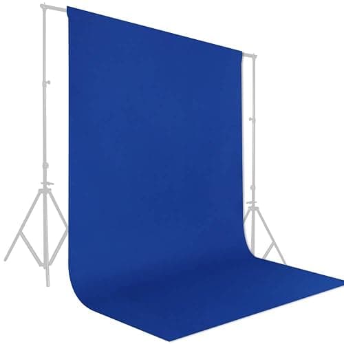 GFCC 6FT x 10FT Royal Blue Backdrop Background Blue Photo Background Photography Backdrop for Photoshoot Screen for Video Recording Picture thumbnail 2