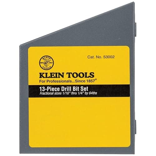 Klein Tools 53002 Regular-Point Drill-Bit Set, 13-Piece, Made in USA thumbnail 8