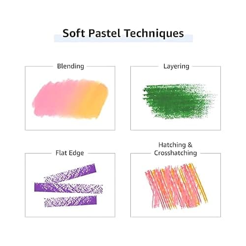 MUNGYO Soft Pastel Set – 64 Vibrant Colors for Artists | Smooth & Blendable | Square Shape thumbnail 6
