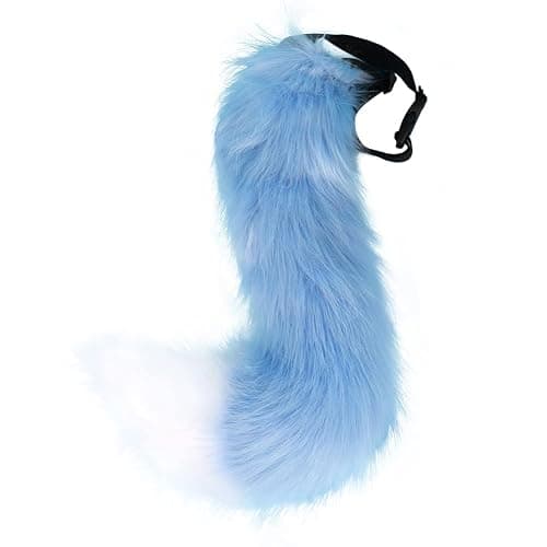 JUNBOON Faux Fur Tail for Cosplay Halloween Party Costume - Image 1