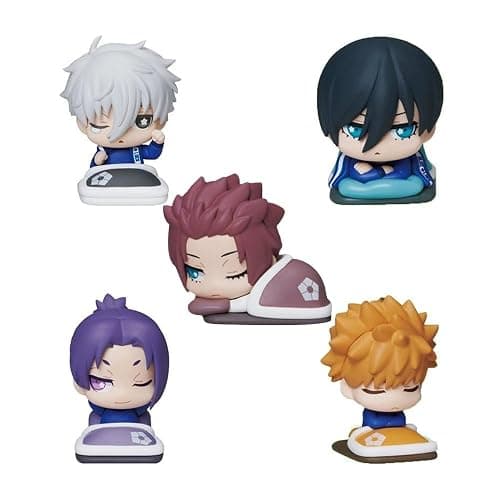 Zhongkaihua Lot de 5 figurines Seishiro Itoshi Sae Reo Mikage Sleeping Ver de 5 cm - Statue de modèle anime - Décoration de bureau - Cadeau idéal - Image 1