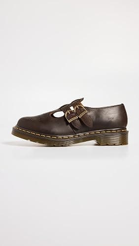 Dr. Martens Women's 8065 Mary Jane Loafers, Dark Brown Crazy Horse, 11 Medium US thumbnail 5