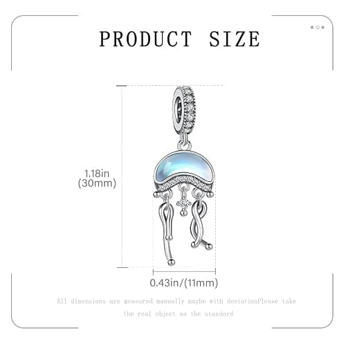 BOIGEGU 925 Sterling Silver Charm for Women Bracelets and Necklace Fashion Bead Charms Clearance for Mother Daughter Sisters Friends Jewelry Gift thumbnail 4