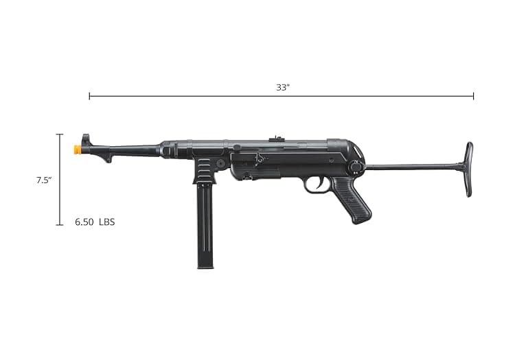 360 FPS German WWII Full Metal Machine Airsoft Pistol AEG thumbnail 5