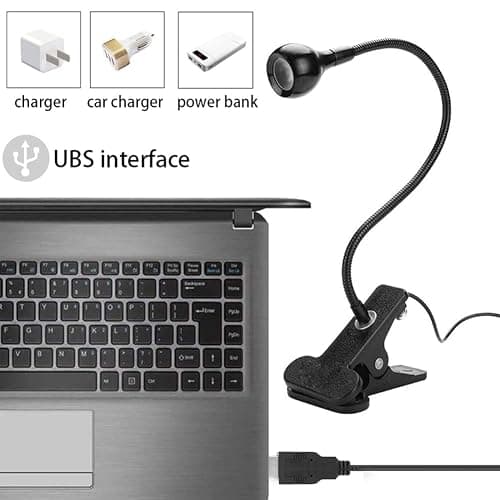 Brokimis Mini UV Light for Gel Nails LED Curing Lamp with Flexible Gooseneck & Clamp 3W Portable Small Manicure Nail Dryer for Resin Curing Nail Art, Black thumbnail 4