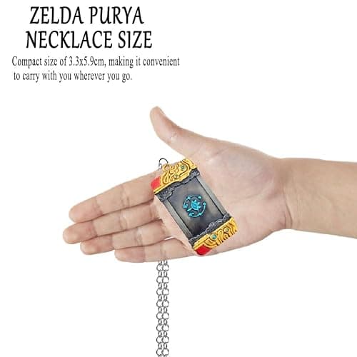 MEETCUTE Zelda Purya Necklace Latest,Necklace for Men and Women The Legend of Zelda Tears of the Kingdom Purya Pendant Necklace Cosplay Accessories thumbnail 5