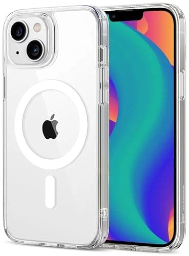 ESR for iPhone 14 Plus Case, Magnetic Case Compatible with MagSafe, Shockproof Military-Grade Protection, Magnetic Phone Clear Case for iPhone 14 Plus, Classic Hybrid Series, Clear thumbnail 4