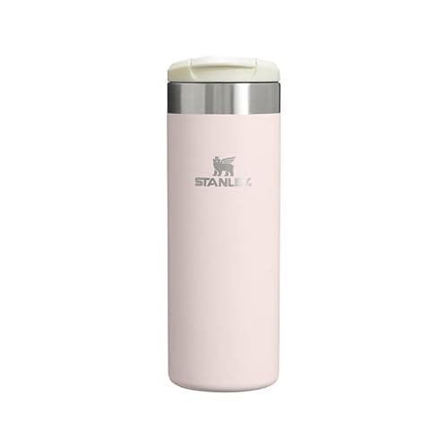 STANLEY Aerolight Transit Thermobecher 0.47L - Hält 6 Stunden Heiß - Spülmaschinenfest - Kaffeebecher To Go Auslaufsicher - Kompatibel Mit Gängigen Pkw-Getränkehalterungen - Thermosflasche - Rose - Image 1