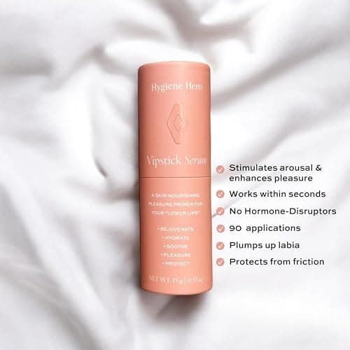 Hygiene Hero Vipstick Serum | Sexual Enhancer for Women | Intimate Grooming and Daily Soothing for Vulva | Soothe, Hydrate, and Protect Your Labia - Unflavored thumbnail 2