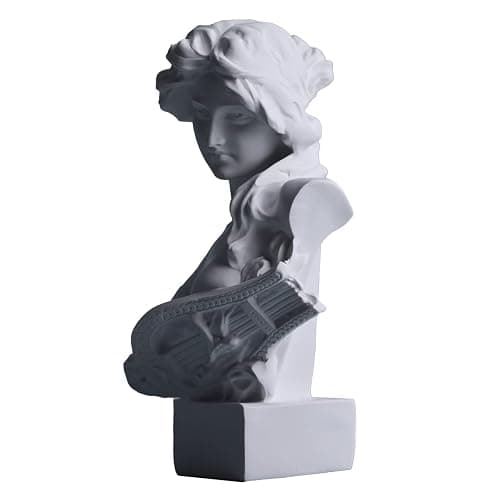 6" H Greek Mythology Bust Statue Decor,Artemis Statues Roman Goddess Figurines,Used for Sketch Practice Aesthetics Statues and Sculptures and Indoor Filling Space for Living Room, Bedroom and Study thumbnail 5