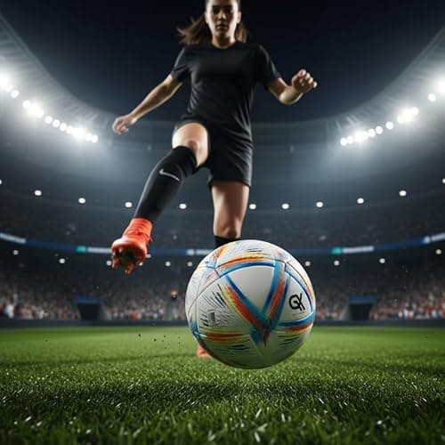 GX TOUR+ Thermo Bonded Polyurethane Soccer Ball Size 5 – Professional Grade PU Material, USA Quality Outdoor Sports, Premium Size 5 Soccer Ball for Training & Competitive Matches thumbnail 3