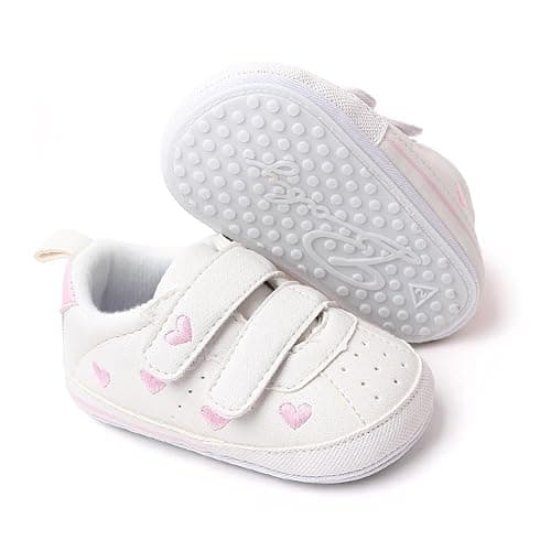 Clowora Baby Boys Girls Shoes Non-Slip Rubber Sole Sneakers Infant First Walking Toddler Crib Shoes Newborn Loafers Flats. - Image 1