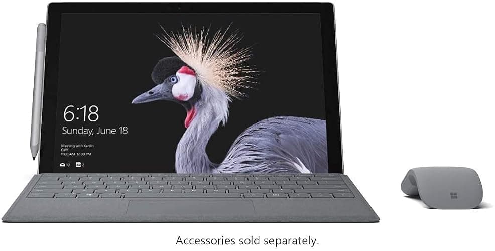 Microsoft Surface Pro 5 Intel Core M3 12.3in 4GB RAM 128GB SSD Windows 10 Home (Renewed) thumbnail 7