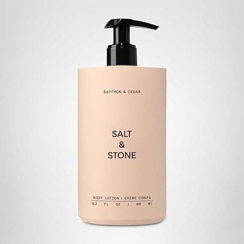 Salt & Stone Body Lotion for Women & Men, Vegan, Saffron & Cedar 15.2 fl oz | Hydrating, Nourishing & Skin Softening Moisturizer, Restores Dry Skin, Fast-Absorbing, Free of Parabens & Phthalates thumbnail 8