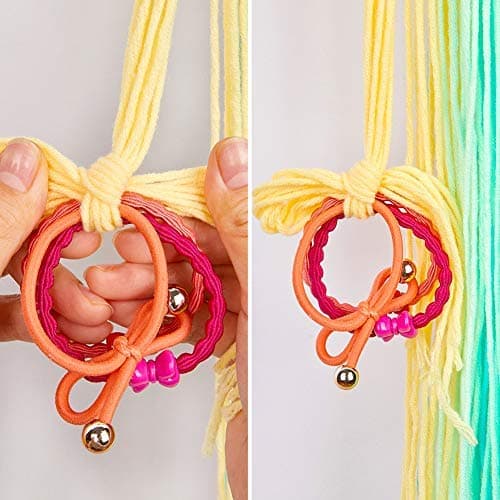 Beinou Unicorn Hair Clips Holder Rainbow Yarn Tassels Hair Bows Storage Organizer Unicorn Theme Party Decorations thumbnail 5