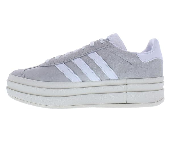 Adidas Gazelle Bold Womens Shoes Size 6.5, Color: Grey/Cloud White/Silver thumbnail 4