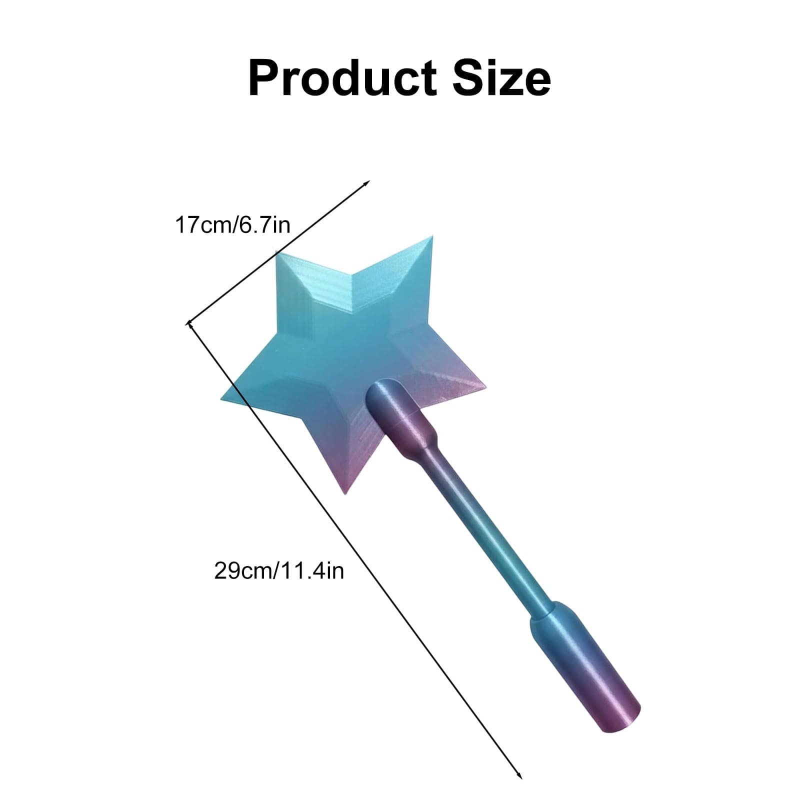 Magic Wand Card Holder, Star Wand Tap to Pay Credit Debit Card Holder, 3D Printed Fairy Wand Contactless Payment Wand for Adults & Teens 14+ thumbnail 2