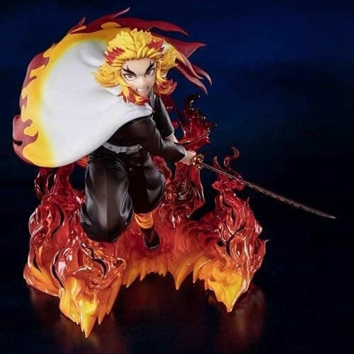 TAMASHII NATIONS - Demon Slayer: Kimetsu no Yaiba - Kyojuro Rengoku Flame Hashira, Bandai Spirits FiguartsZERO Collectible Statue thumbnail 3