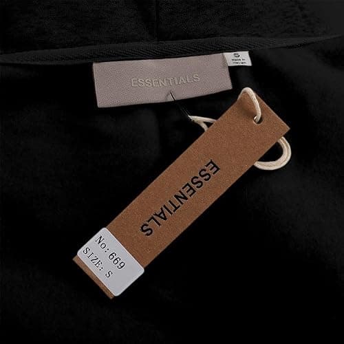 RICK TOP ONE Essentials Unisex Solid Basic Fleece Loose Hoodie Cotton Baggy Sweatshirt Long Sleeve Drop Shoulder Pullovers thumbnail 4