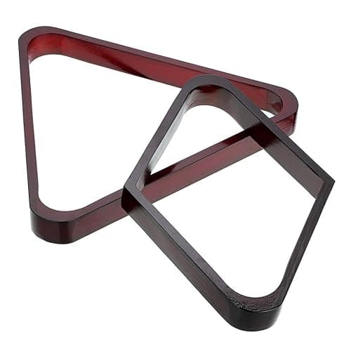 OwnMy Set of 2 Wooden Billiard Ball Rack Set, Vintage Solid Wood Billiard 8-Ball Triangle Rack & 9-Ball Diamond Rack Table Pool Ball Racks thumbnail 4