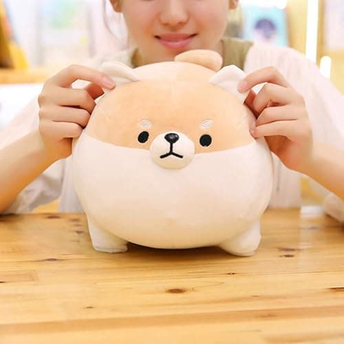 sofipal Shiba Inu Dog Plush Pillow,Cute Corgi Stuffed Animal Toy Doll Gifts for Valentine,Christmas (Brown, 15.7 inch) thumbnail 2
