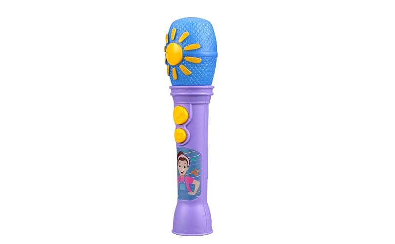 eKids Ms Rachel Toy Microphone for Kids, Includes Built-in Music and Lights, Toddler Toys Make Great Stocking Stuffers for Kids (Purple) thumbnail 9