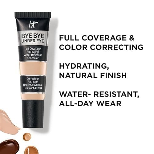 IT Cosmetics, Correcteur Anti-Âge Bye Bye Under Eye, Haute Couvrance, Waterproof, Enrichi en Peptides, Collagène & Acide Hyaluronique, 12 ml thumbnail 3
