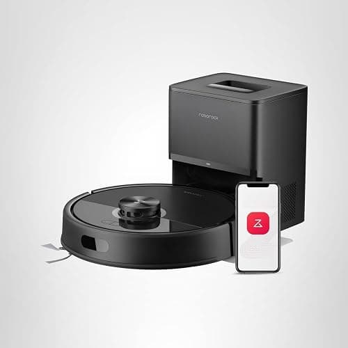 roborock Q7 M5+ Robot Vacuum and Mop, Upgraded from Q5 Max+, Up to 7-9 Weeks Self-Empty, 10000Pa Suction, Dual Anti-Tangle System for Pet Hair & Carpet, PreciSense LiDAR Navigation, App Control, Black thumbnail 10
