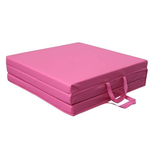 PRISP Tri Folding 180 cm Gymnastics & Exercise Mat for Home Gym, 180cm (6ft) Long, 60cm (2ft) Large, 5cm (2in) Thick - Tapis de Sol Pour Exercices, Fitness et Gymnastique thumbnail 8