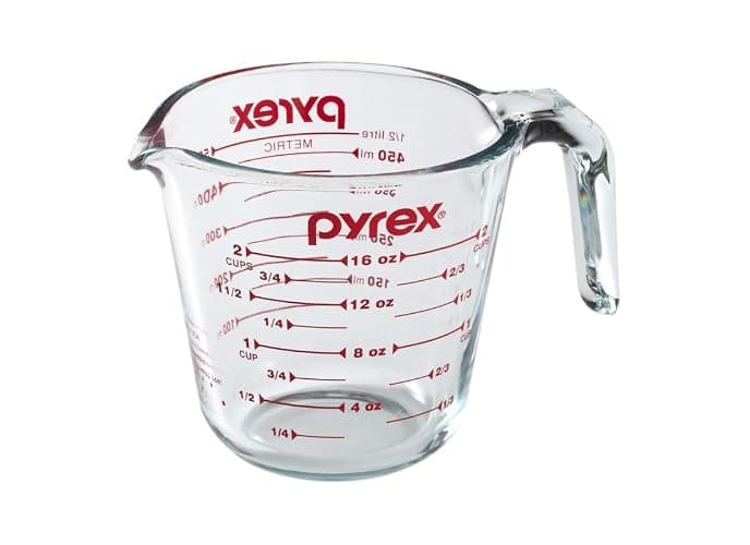 Pyrex Prepware 6001075 Measuring Cup, Red Graphics, Clear thumbnail 5