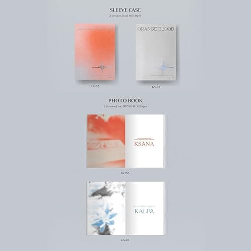 ENHYPEN - [ORANGE BLOOD] (KALPA Ver.) Photo Book + CD-R + Photo Card A + Photo Card B + Sticker + Photo Paper + Postcard + Poster With Lyrics + 2 Pin Badges + 4 Extra Photocards thumbnail 3