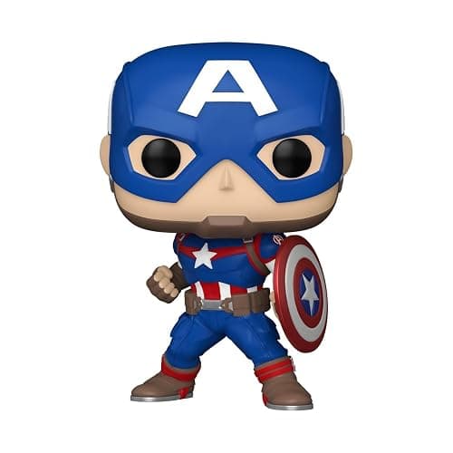 Funko Pop! Marvel: New Classic - Captain America - Collectable Vinyl Figure - Gift Idea - Official Merchandise - Toys for Kids & Adults - Comic Books Fans - Model Figure for Collectors thumbnail 2