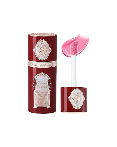Flower Knows Strawberry Cupid All Day Glow Liquid Blush,Sweat & Water-Resistant Dewy Blush for Cheeks,Blendableand Hydrating Cool Pink Face Makeup for Women & Girls,0.25 Fl Oz(S03 Pink Gemstone) - Image 1